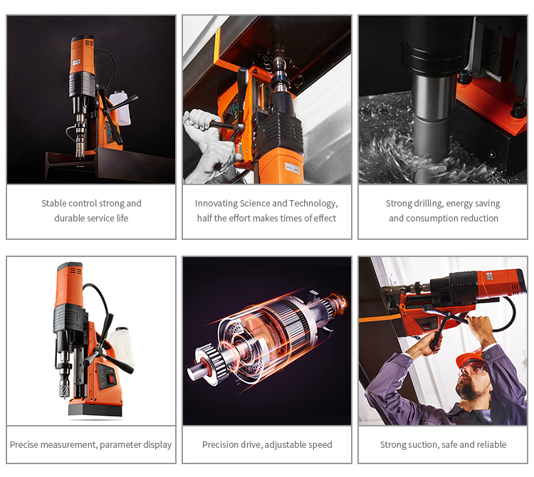 Goede kwaliteit origineel ontwerp DX-60 magnetische basisboren boormachine